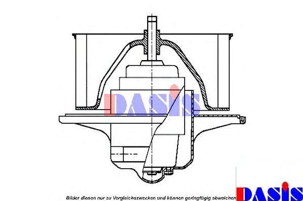 Электродвигатель, вентиляция салона 906590N AKS DASIS