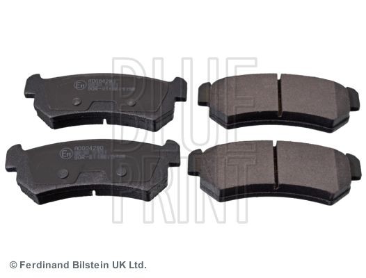 Комплект тормозных колодок, диско ADG04280 BLUE PRINT