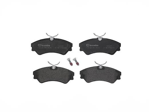 Комплект тормозных колодок, диско P85028 BREMBO