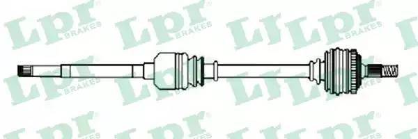Приводной вал DS15040 LPR