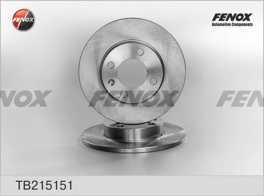 Диск тормозной TB215151 FENOX