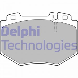Комплект тормозных колодок, диско LP1851 DELPHI