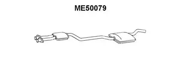 Предглушитель выхлопных газов ME50079 VENEPORTE