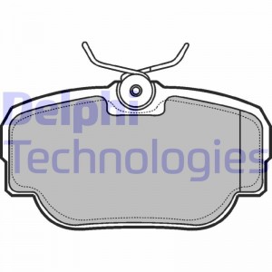 Комплект тормозных колодок, диско LP914 DELPHI