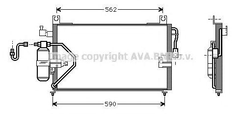 Конденсатор, кондиционер DU5037 AVA