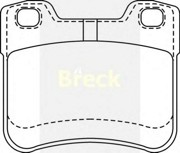 Комплект тормозных колодок, диско 2185700 BRECK