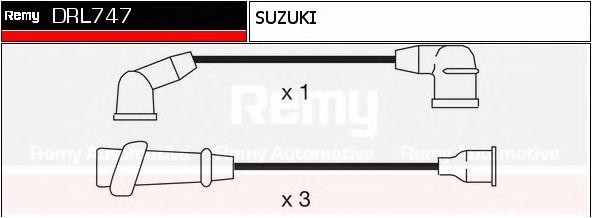 Ккомплект проводов зажигания DRL747 DELCO REMY