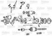 Стартер D8E148 VALEO PHC