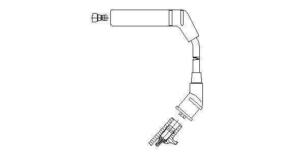 Провод зажигания 3A2452 BREMI