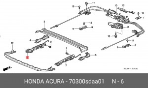 Деталь 70300SDAA01 HONDA