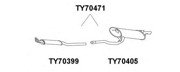 Предглушитель выхлопных газов TY70471 VENEPORTE