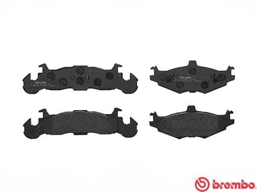 Комплект тормозных колодок, диско P 11 001 BREMBO