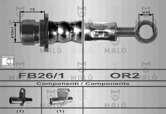 Тормозной шланг 8093 MALO