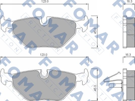 Колодки тормозные дисковые 51672781 ROULUNDS BRAKING