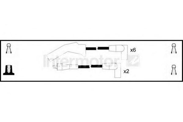 Ккомплект проводов зажигания 83055 STANDARD