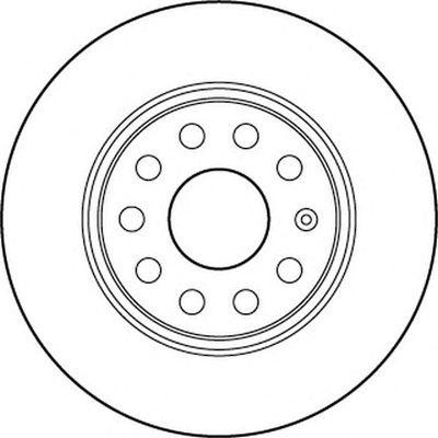 Тормозной диск 562237B BENDIX JURID