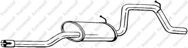 Глушитель выхлопных газов конечный 281-519 BOSAL