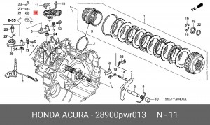 Деталь 28900PWR013 HONDA