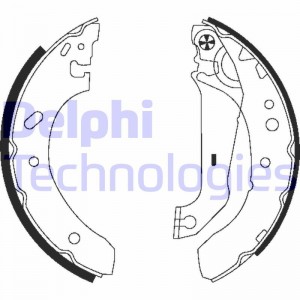 Комплект тормозных колодок LS1783 DELPHI