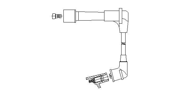 Провод зажигания 3A2931 BREMI