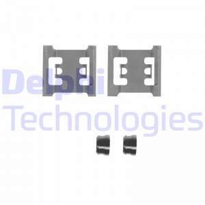 Комплектующие, колодки дискового тормоза LX0218 DELPHI