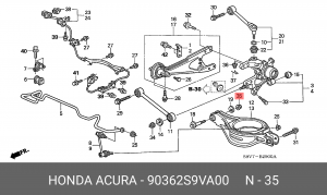 Деталь 90362S9VA00 HONDA