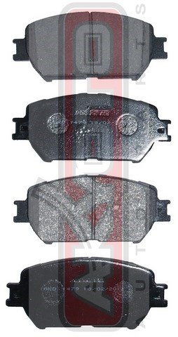Колодки тормозные дисковые AKD-1479 AKYOTO