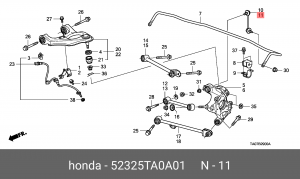 Стойка стабилизатора 52325TA0A01 HONDA