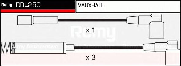 Ккомплект проводов зажигания DRL250 DELCO REMY