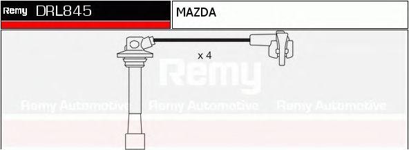 Ккомплект проводов зажигания DRL845 DELCO REMY