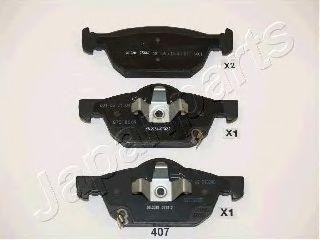 Колодки тормозные дисковые PA-407AF JAPAN PARTS GROUP