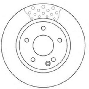 Тормозной диск 562249B BENDIX JURID