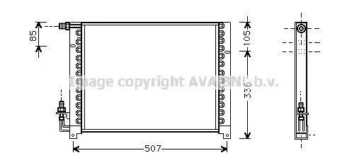 Конденсатор, кондиционер AL5061 AVA