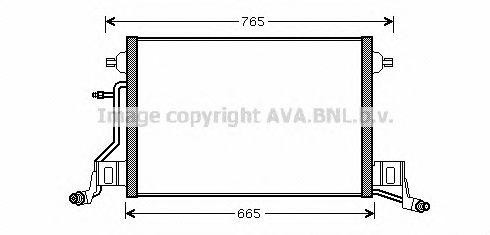 Радиатор кондиционера AI5264 AVA