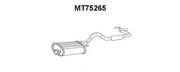 Глушитель выхлопных газов конечный MT75265 VENEPORTE