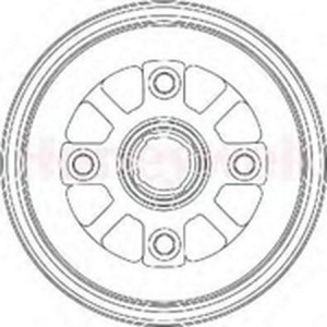 Тормозной барабан 329179B BENDIX JURID