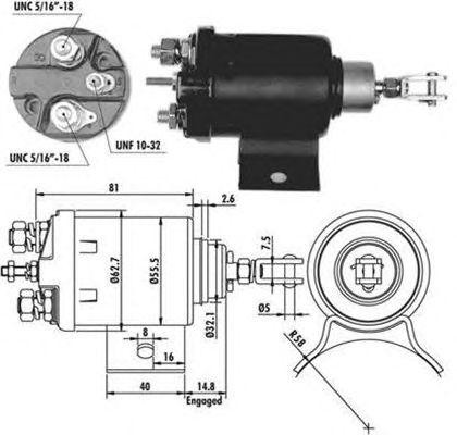 Тяговое реле, стартер 940113050073 MAGNETI MARELLI