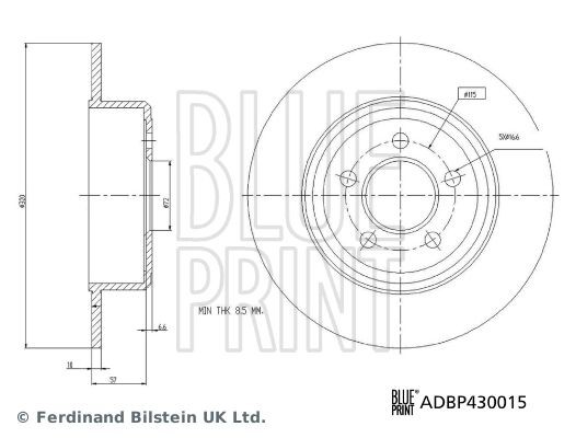 Масляный фильтр ADC42122 BLUE PRINT