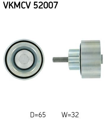 Паразитный / ведущий ролик, поликлиновой ремень VKMCV52007 SKF