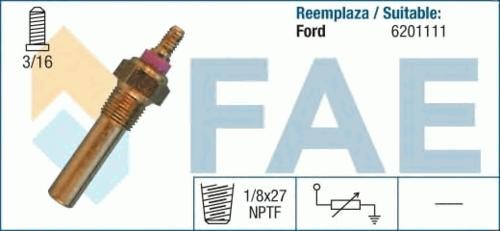 Температурный датчик охлаждающей жидкости 32660 FAE
