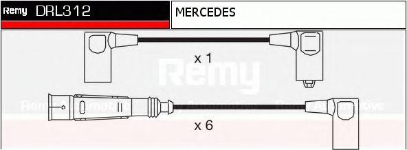 Ккомплект проводов зажигания DRL312 DELCO REMY