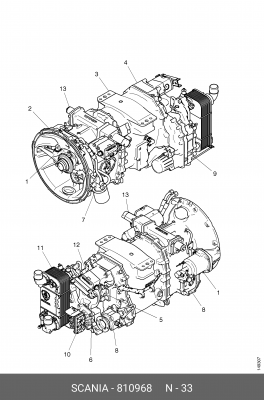 Уплотняющее кольцо 810968 SCANIA