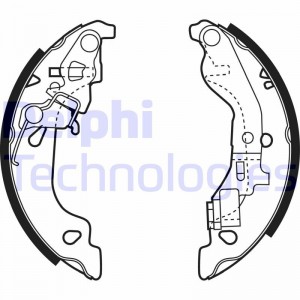 Комплект тормозных колодок LS1858 DELPHI