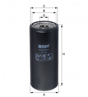 Масляный фильтр H240W01 HENGST