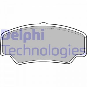 Комплект тормозных колодок, диско LP488 DELPHI