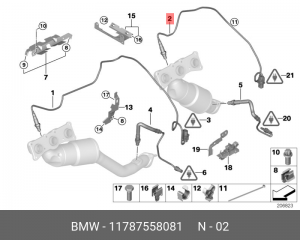 Лямбда-зонд 11 78 7 558 081 BMW