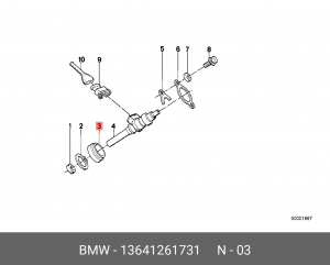 Прокладка 13 64 1 261 731 BMW