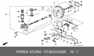 Ремкомплект, главный тормозной цилиндр 01462ST3E00 HONDA