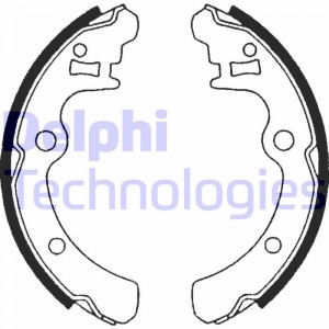 Комплект тормозных колодок LS1472 DELPHI