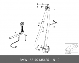 Деталь 52 10 7 135 135 BMW